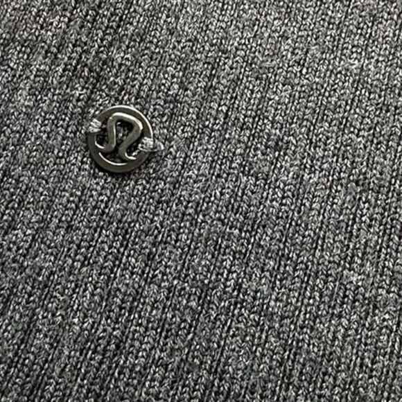 LULULEMON Women’s Dark Gray Long Sleeve Sweat and Savasana Sweater Size 6 Merino - Picture 7 of 8